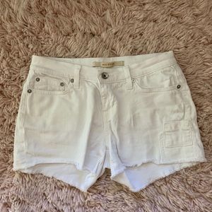 Big Star white jean shorts
